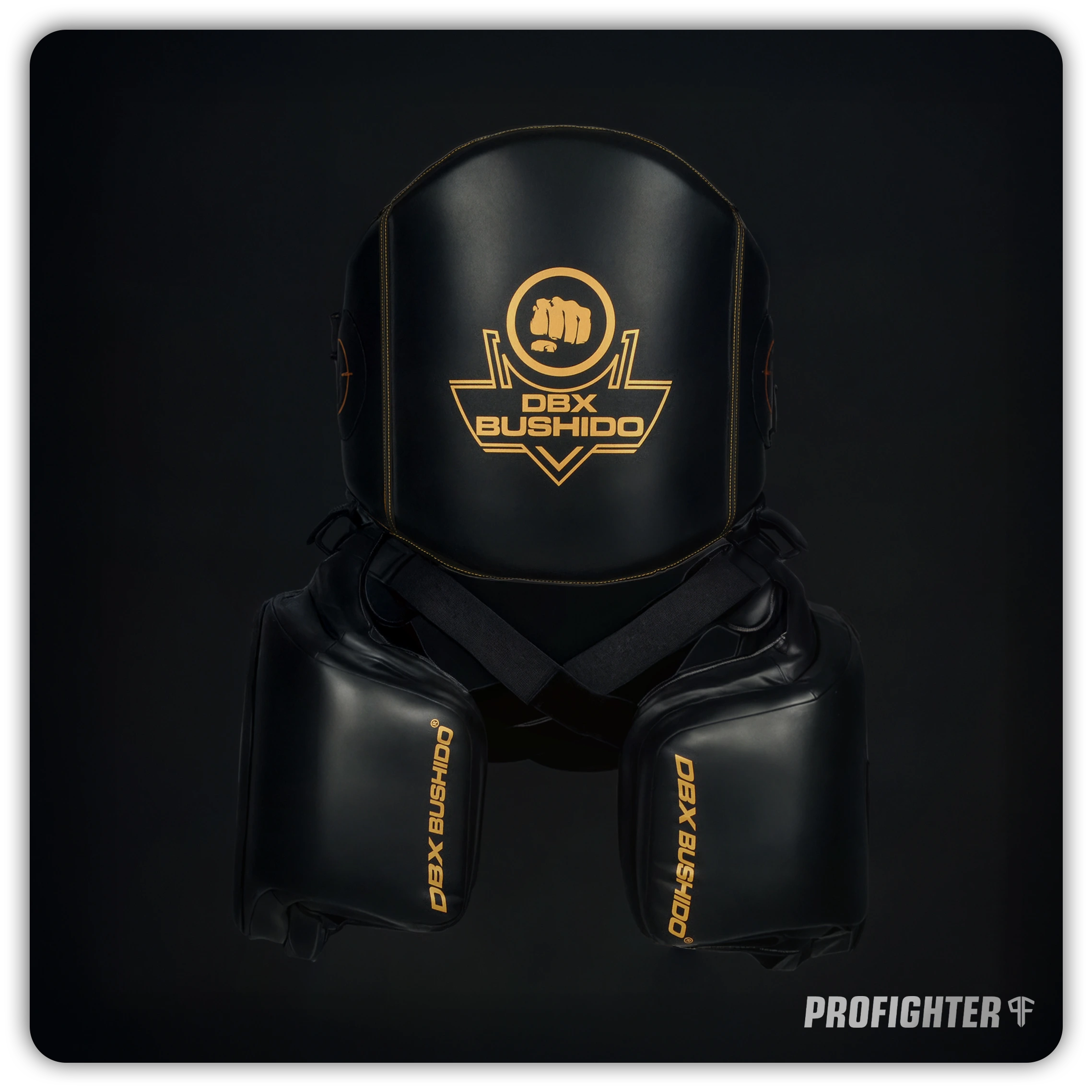 zestaw ochraniacz tułowia i ud uda ProFighter DBX Bushido japonska skora syntetyczna premium