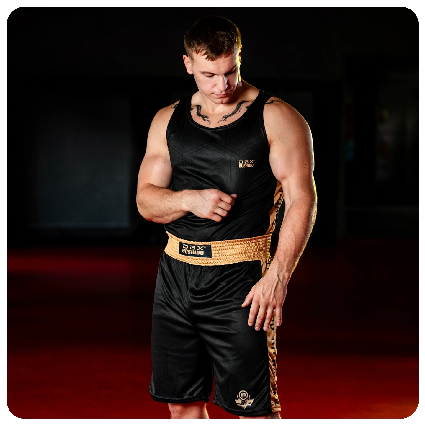 tank top gold dbx bushido