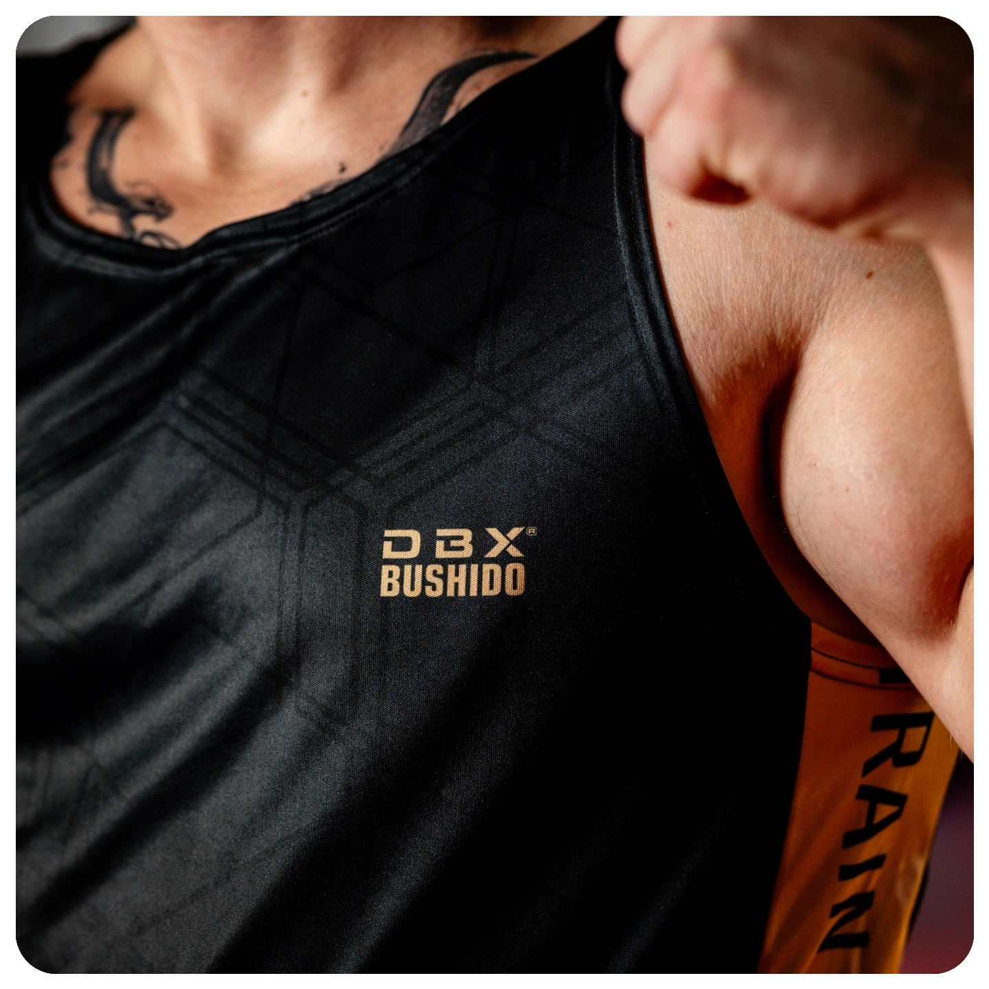 tank top gold dbx bushido
