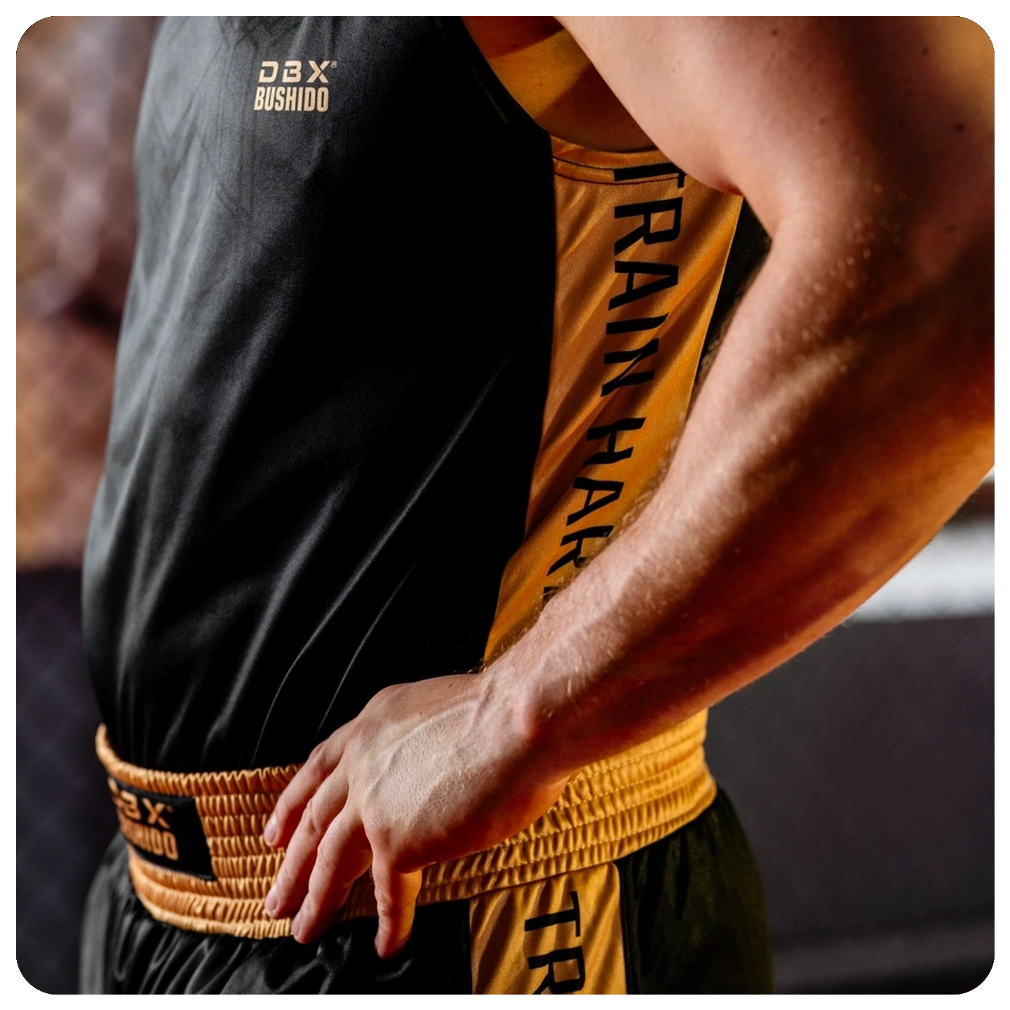 tank top gold dbx bushido