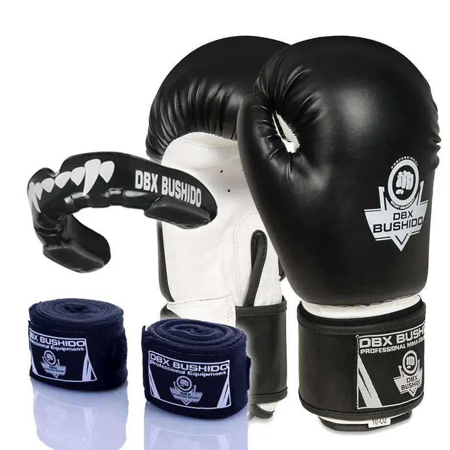 boxing set gloves jaw wraps