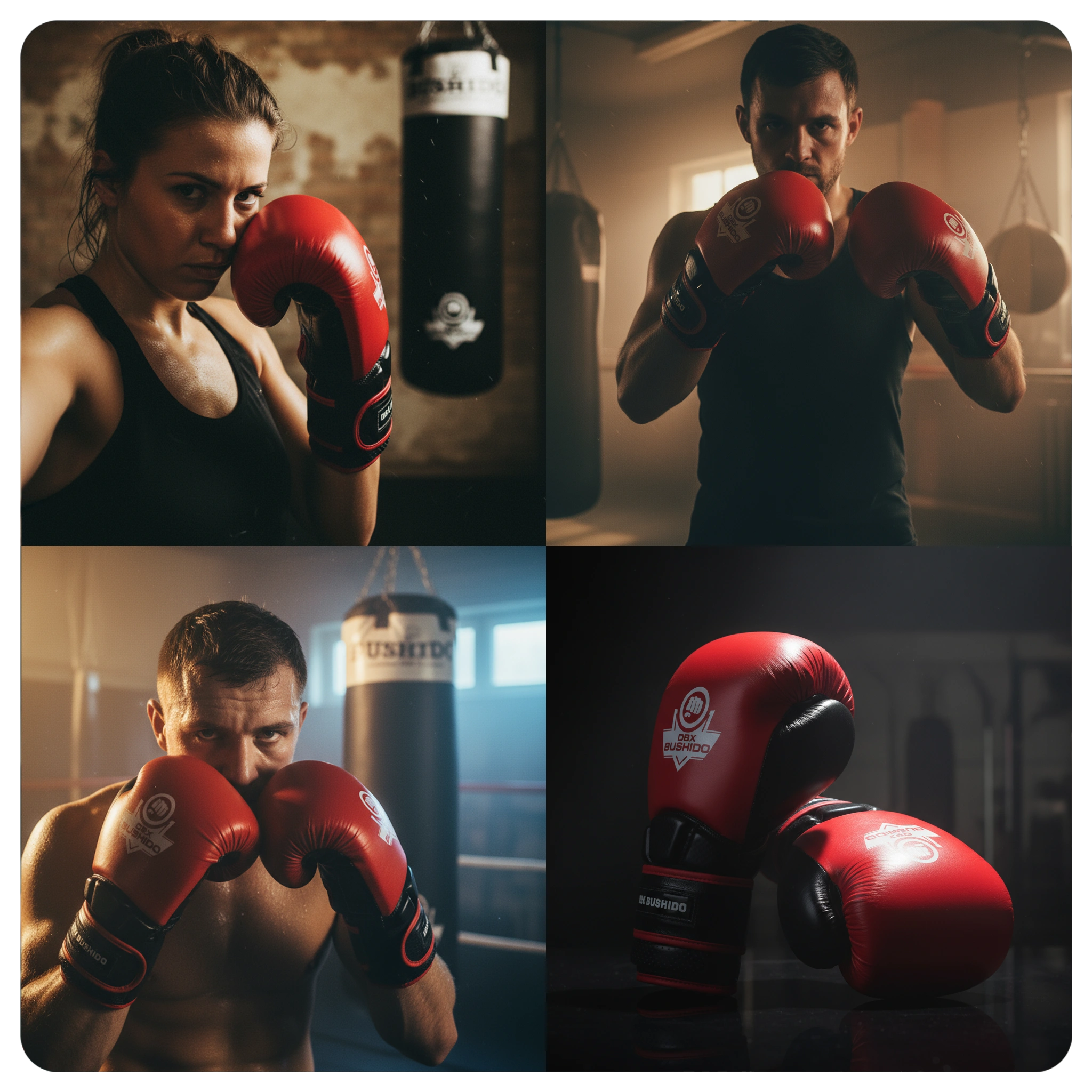 Rękawice WARRIOR Red DBX Bushido