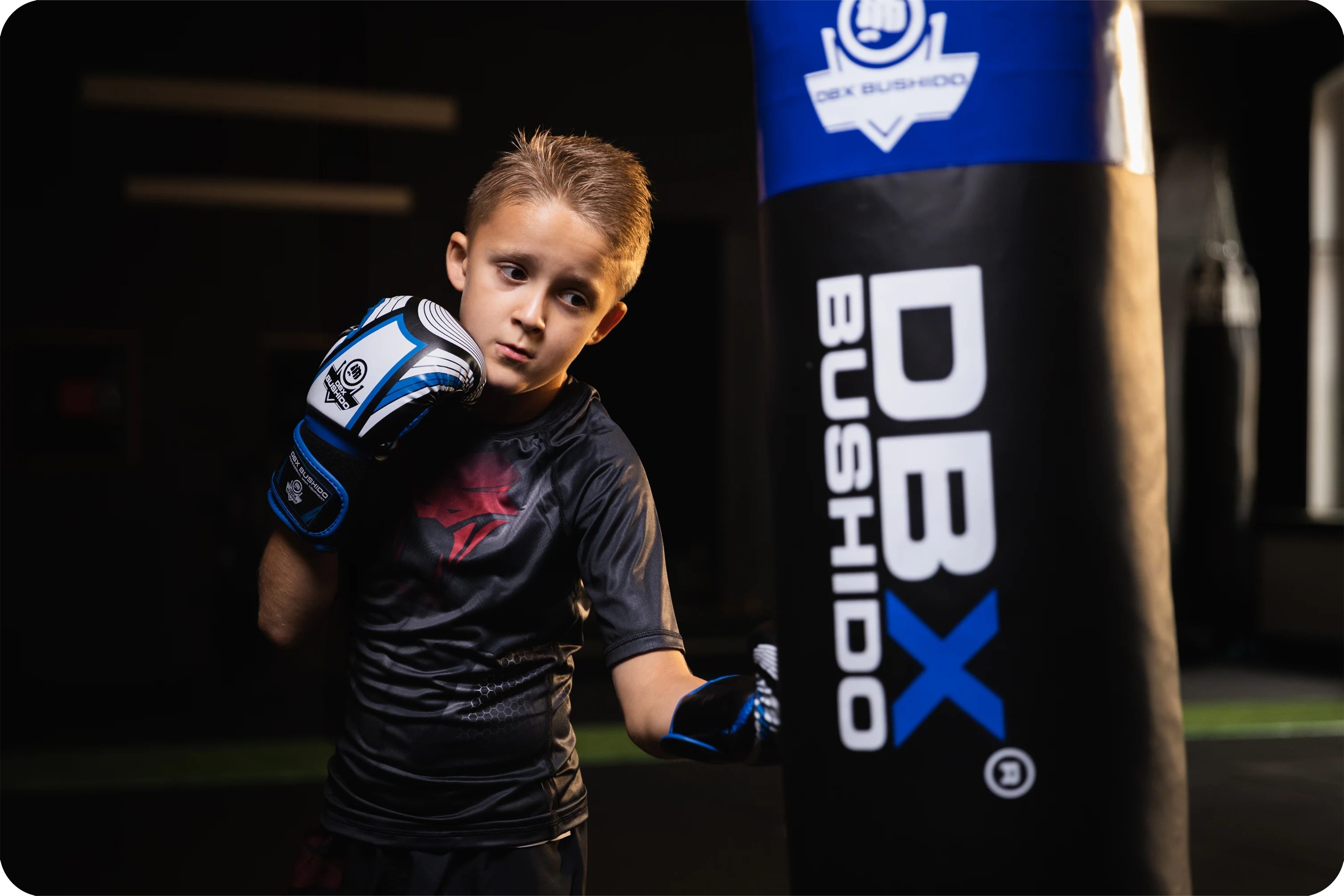 Zestaw bokserski Junior Blue Bushido