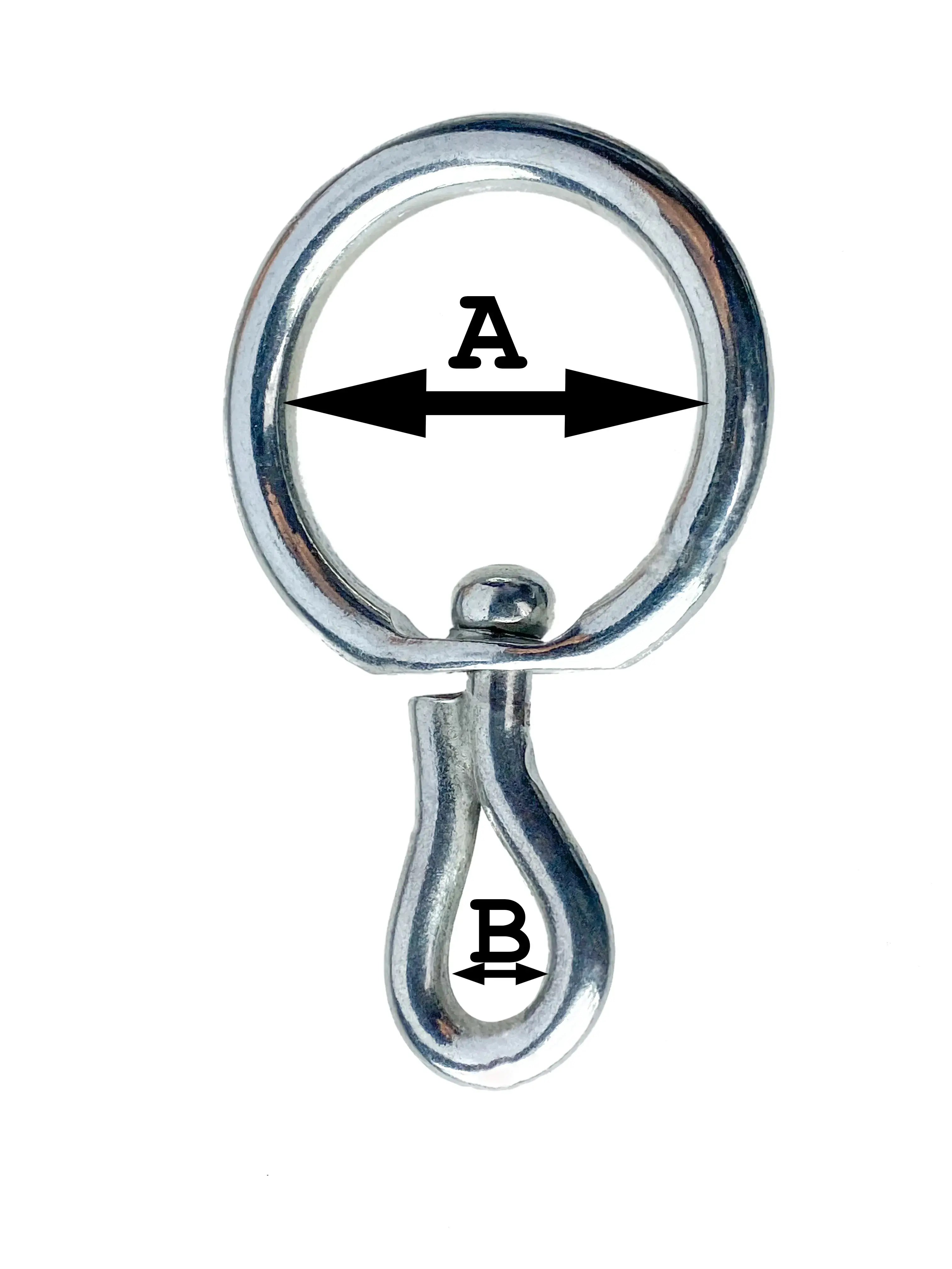 chain swivel dimensions