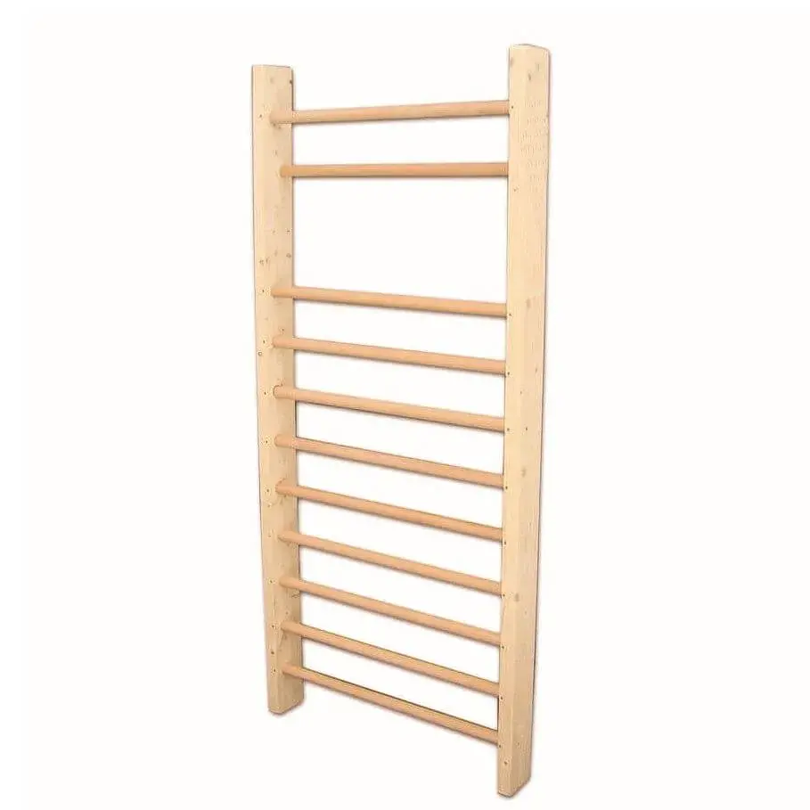 wooden wall bars for rehabilitation exercises