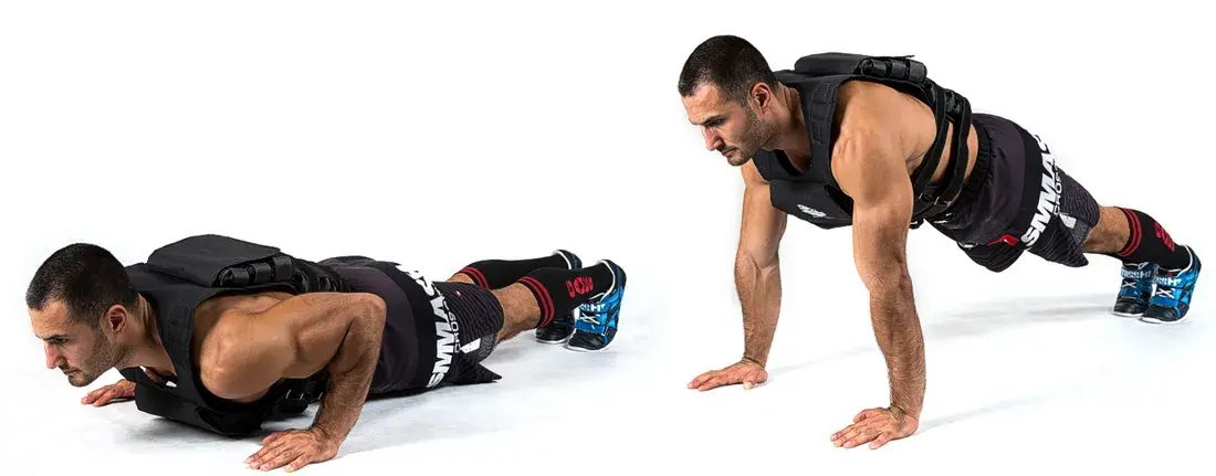 kamizelka z obciążeniem - ćwiczenia