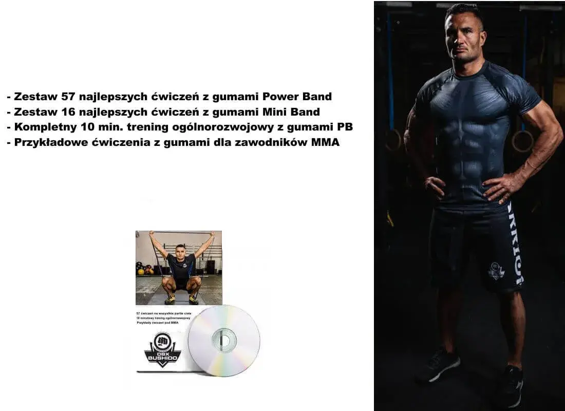 ćwiczenia z gumami treningowymi