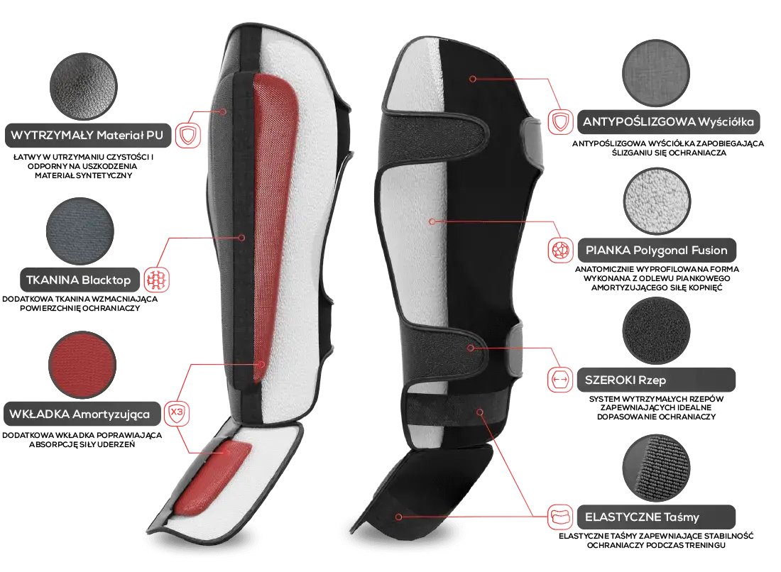 ochraniacze na piszczele
