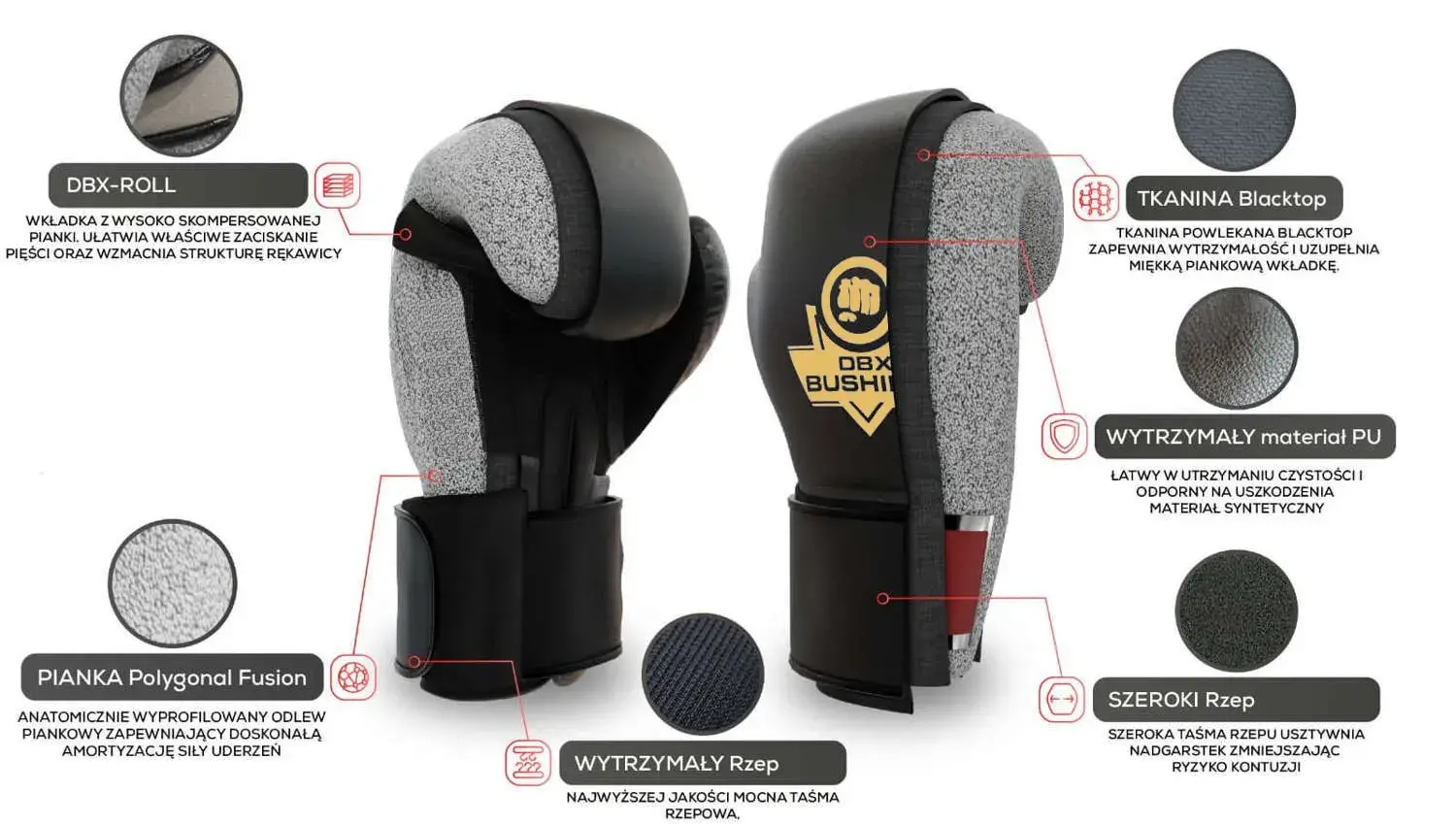 Rękawice bokserskie Infinity