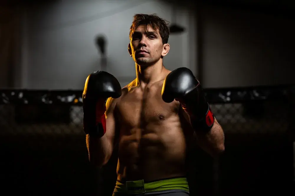 Marian Ziółkowski w rękawicach Hammer Red