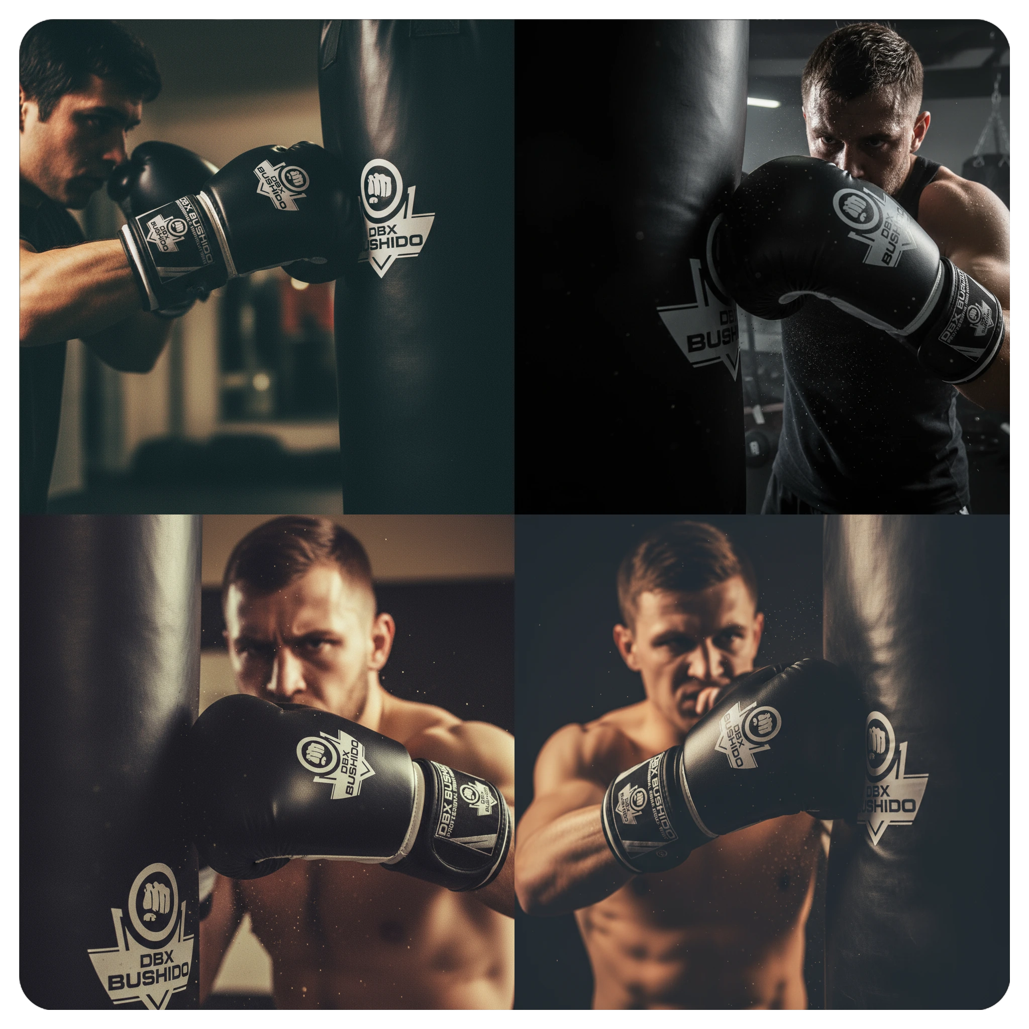 RĘKAWICE BOKSERSKIE PROFESJONLNE CLASSIC WHITE DBX BUSHIDO