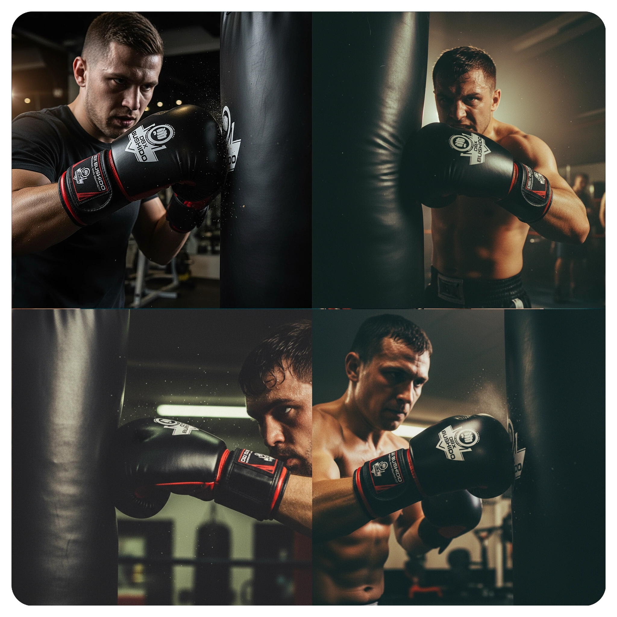 rękawice bokserskie classic red dbx bushido
