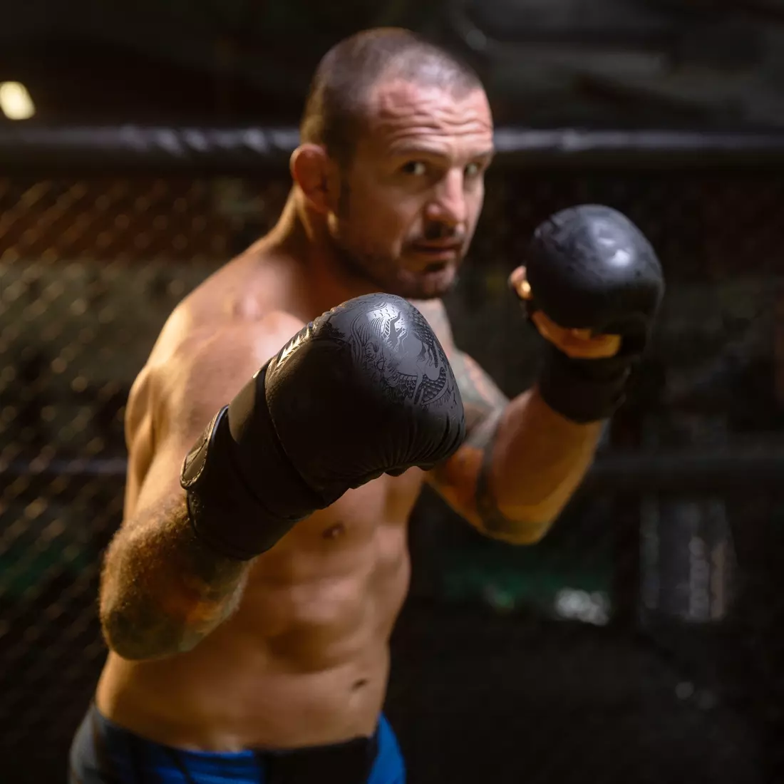 rękawice mma czarne