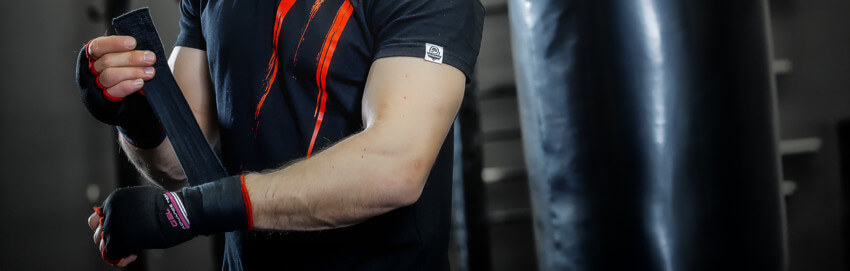 owijki bokserskie, bandaże