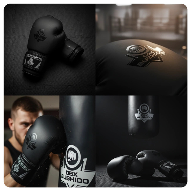 Rękawice bokserskie 10oz - Black Master - Valor Series | DBX Bushido