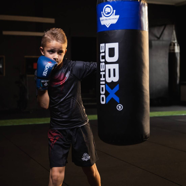 Worek bokserski dla dzieci - Junior Blue - 80 cm / 15 kg | DBX Bushido