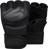F15 Noir Black - RĘKAWICE DO MMA CZARNE - XL