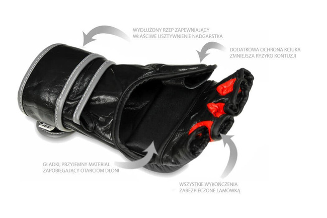 Rękawice MMA L - Ninja - Legacy Series | DBX Bushido