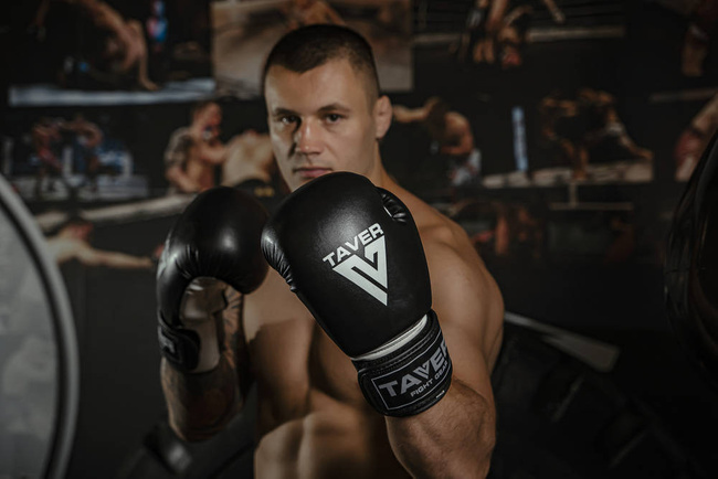 Boxing Gloves 16oz - Taver White - Origin Series