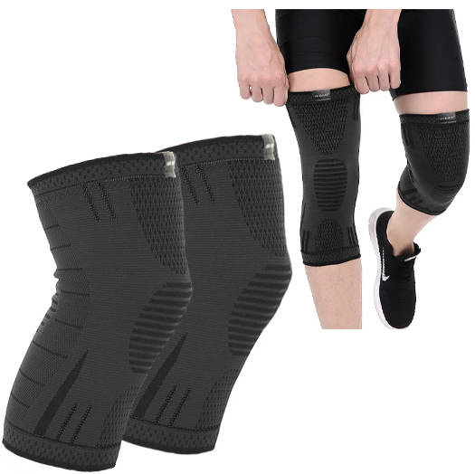 Elastic knee braces - set of 2 | M