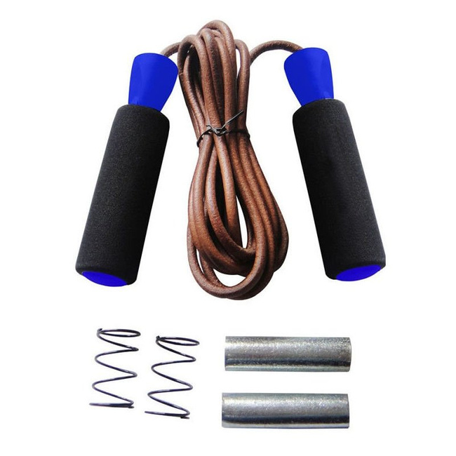 SKAKANKA Z OBCIĄŻNIKAMI - SKÓRZANA LINKA - HMS SK17