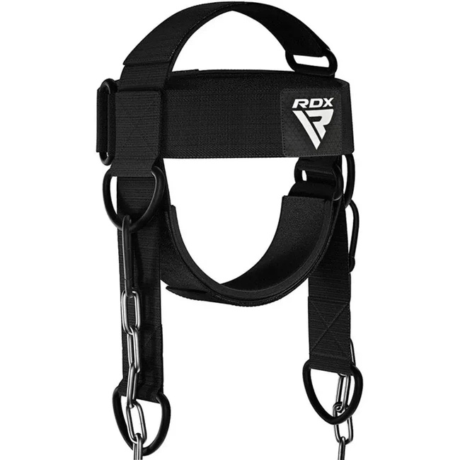 NECK CROWN HARNESS TRAINING RDX H2 PLUS BLACK