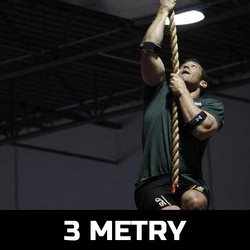 Lina do wspinania, CLIMBING ROPE  - Jutowa - 3 m