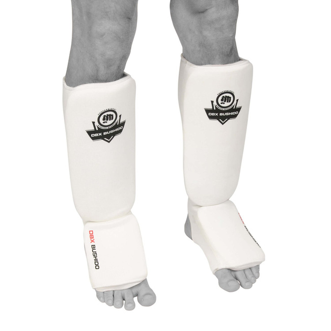 Elastic shin guards - Shin and Foot ARP-2107 - white - XL