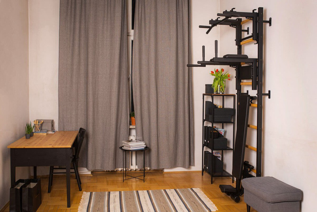 Multi-functional gimnastic ladder with pull-up bar and a bench – WB1