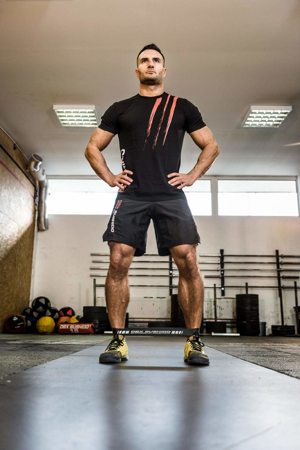 Power Band MINI  Guma Treningowa do ćwiczeń mobility  CZARNA 18-25 kg