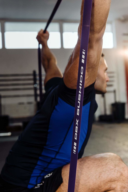 Power Band 22 - Wzmocniona Guma Treningowa DBX BUSHIDO CZARNA 12 - 30 KG