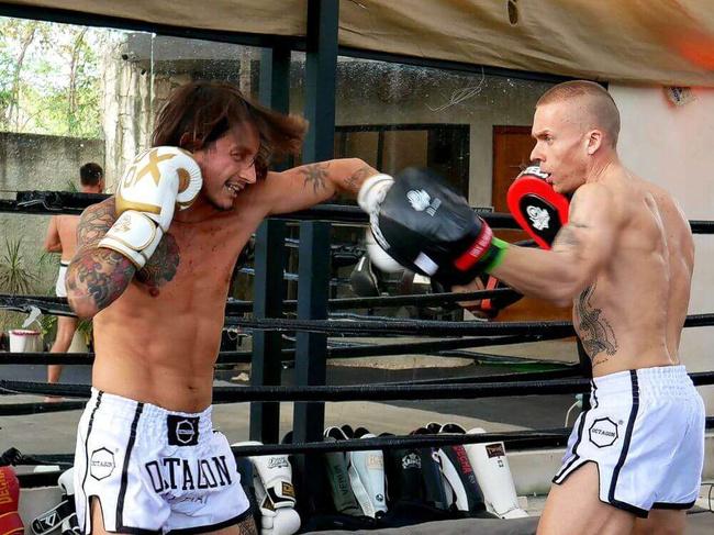 Łapy trenera ze skóry naturalnej | ARF-1101-S | DBX Bushido