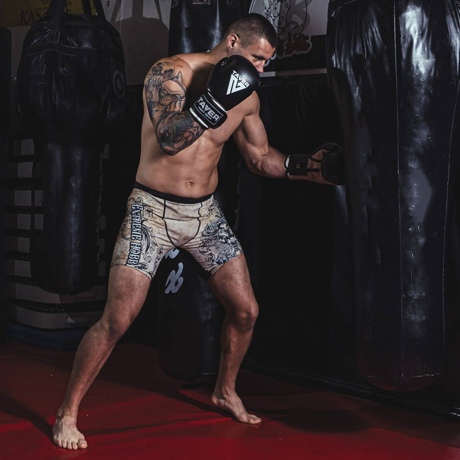 Rękawice bokserskie 16oz - Taver White - Origin Series