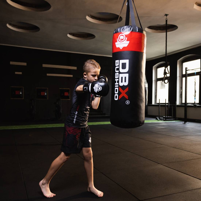 Worek bokserski dla dzieci - Junior Red - 80 cm / 15 kg | DBX Bushido