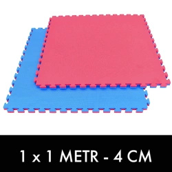 Mata do ćwiczeń z Ceryfikatem Bezpieczeństwa - Puzzle 1x1m - Tatami 4 cm