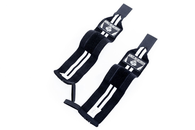 Elastyczne usztywniacze / ściągacze nadgarstka | Black/White | DBX Bushido