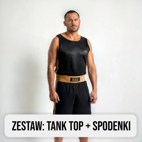 Zestaw - profesjonalny strój bokserski | Tank Top + Spodenki