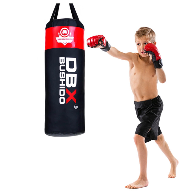 Worek bokserski dla dzieci - Junior Red - 80 cm / 15 kg | DBX Bushido