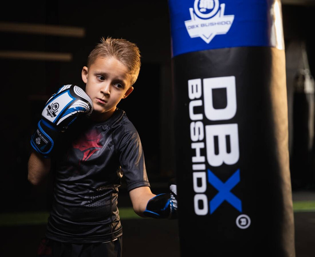 Rękawice bokserskie 6oz dla dzieci - Junior Blue | DBX Bushido