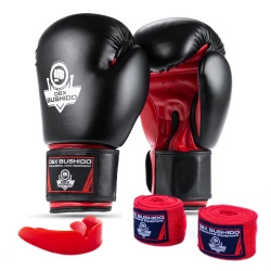 Boxing set: 407 boxing gloves + wraps + mouthguard