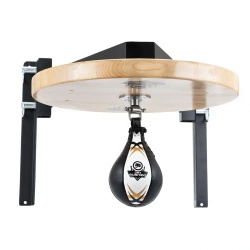 Height adjustable boxing platform with wooden canopy and speedbag DBX RhythmX