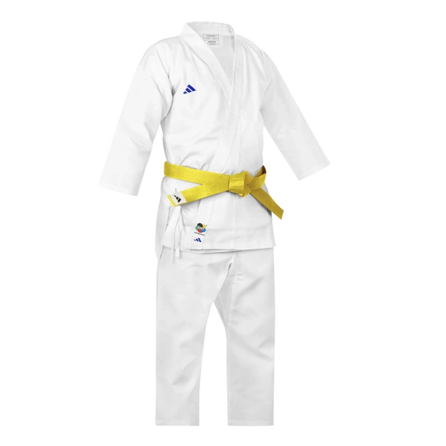 Kimono do Karate - Karatega Adidas WKF z białym pasem - 110-120 cm