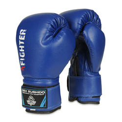 Rękawice bokserskie 6oz dla dzieci - 4Fighter Blue  | DBX Bushido