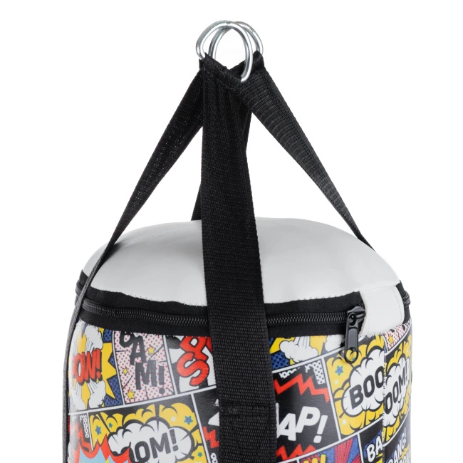 Zestaw bokserski dla dzieci Cartoon Red 75cm | PUSTY Worek + rękawice 6oz | DBX Bushido