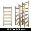 Wooden gymnastic and rehabilitation ladder 220×90 cm with 12 rungs fittings