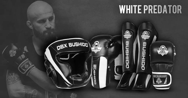 Kolekcja sprzętu MMA DBX BUSHIDO "Phantom White " - Rabat 8%