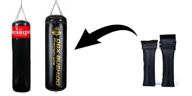 Materiałowy wkład obciążeniowy do kamizelek i worków treningowych