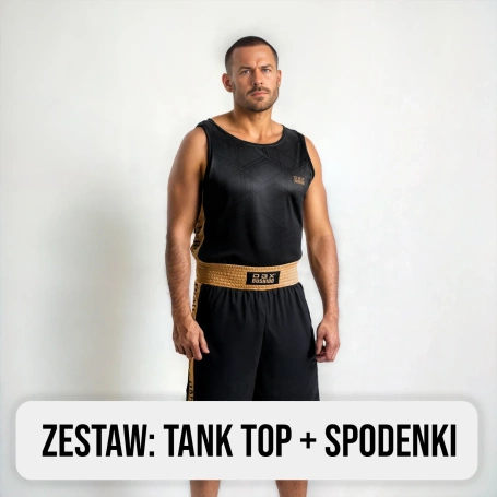Zestaw - profesjonalny strój bokserski | Tank Top + Spodenki