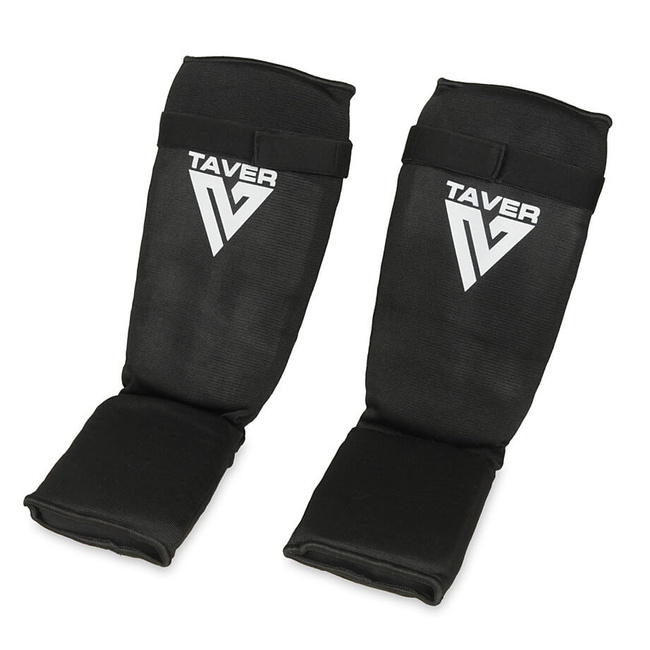 Elastic shin and foot protectors - Taver - Black | M