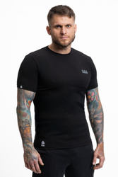 T-Shirt bawełniany Premium z małym szarym logo DBX Bushido